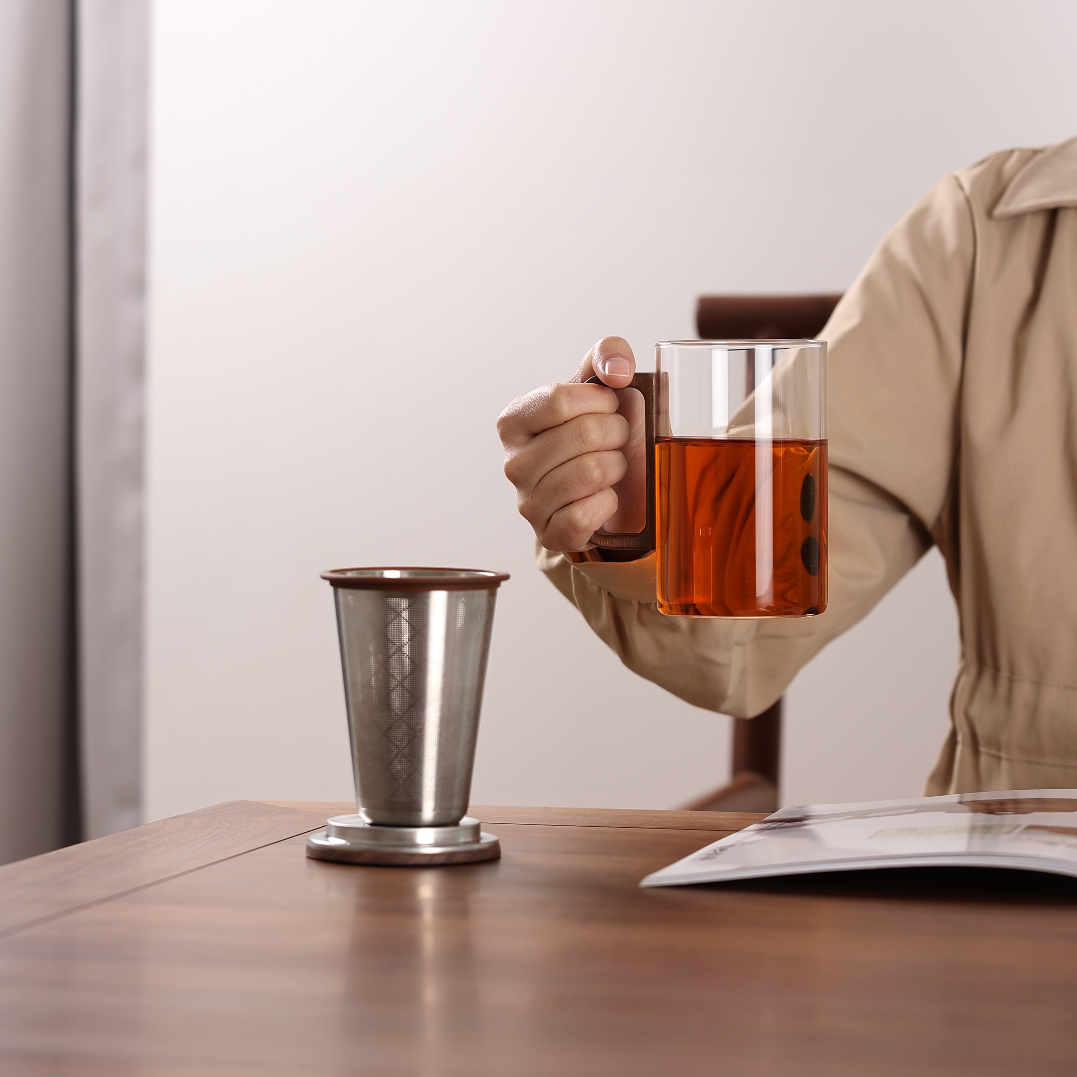 Tazza da tè Octagon Chestnut (500 ml)