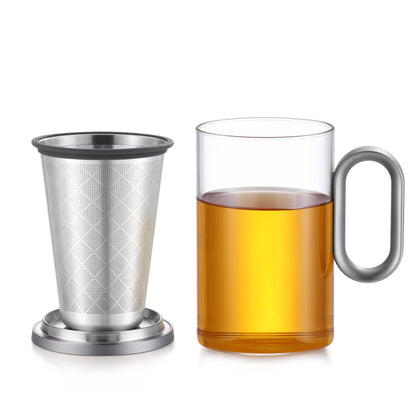 Tazze da tè Octagon Silver (500 ml)