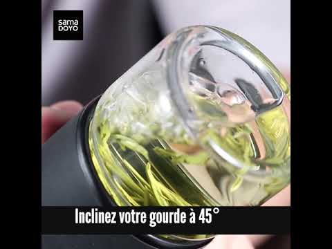 Carica il video: Borraccia per Tè Trasparente Nomad Black (238 ml)